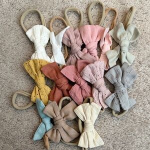 Adorable Pastel Bow Headbands for Girls